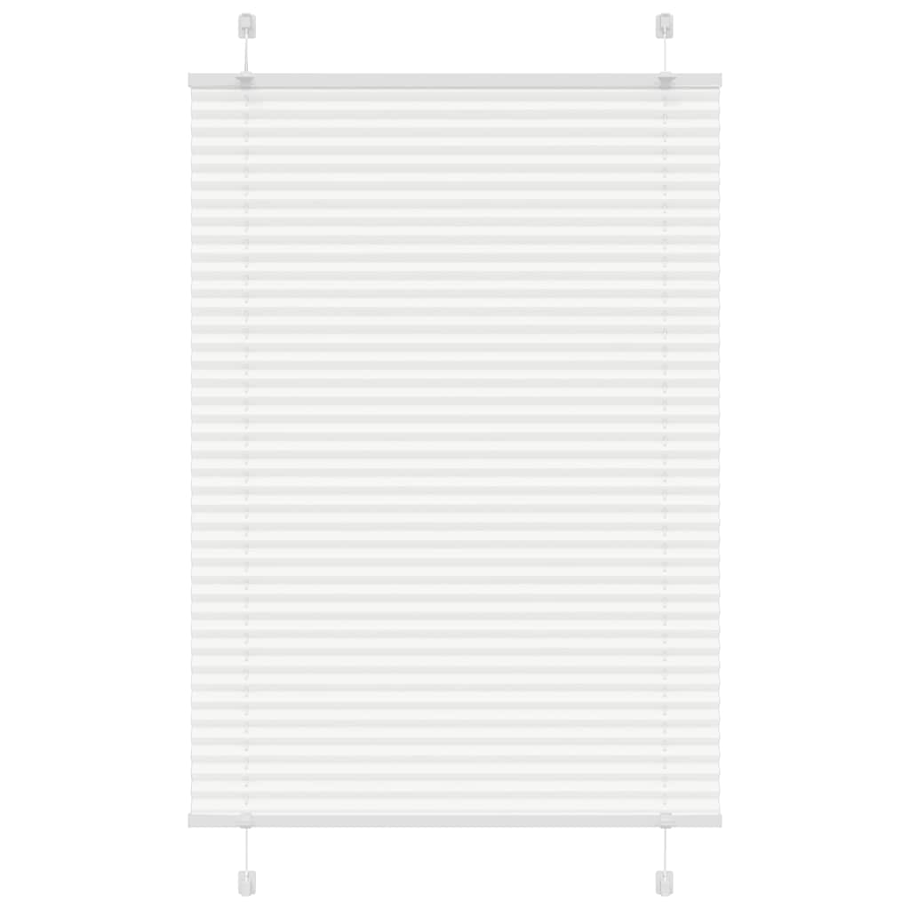 Plissé rolgordijn 90x150 cm stofbreedte 89,4 cm polyester wit