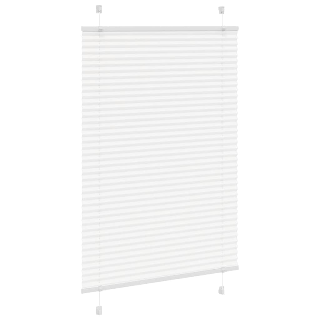 Plissé rolgordijn 90x150 cm stofbreedte 89,4 cm polyester wit