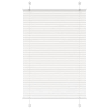 Plissé rolgordijn 100x150 cm stofbreedte 99,4cm polyester wit