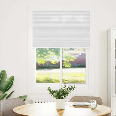 Plissé rolgordijn 100x150 cm stofbreedte 99,4cm polyester wit
