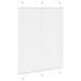 Plissé rolgordijn 110x150 cm stofbreedte 109,4cm polyester wit