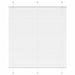 Plissé rolgordijn 115x150 cm stofbreedte 114,4cm polyester wit