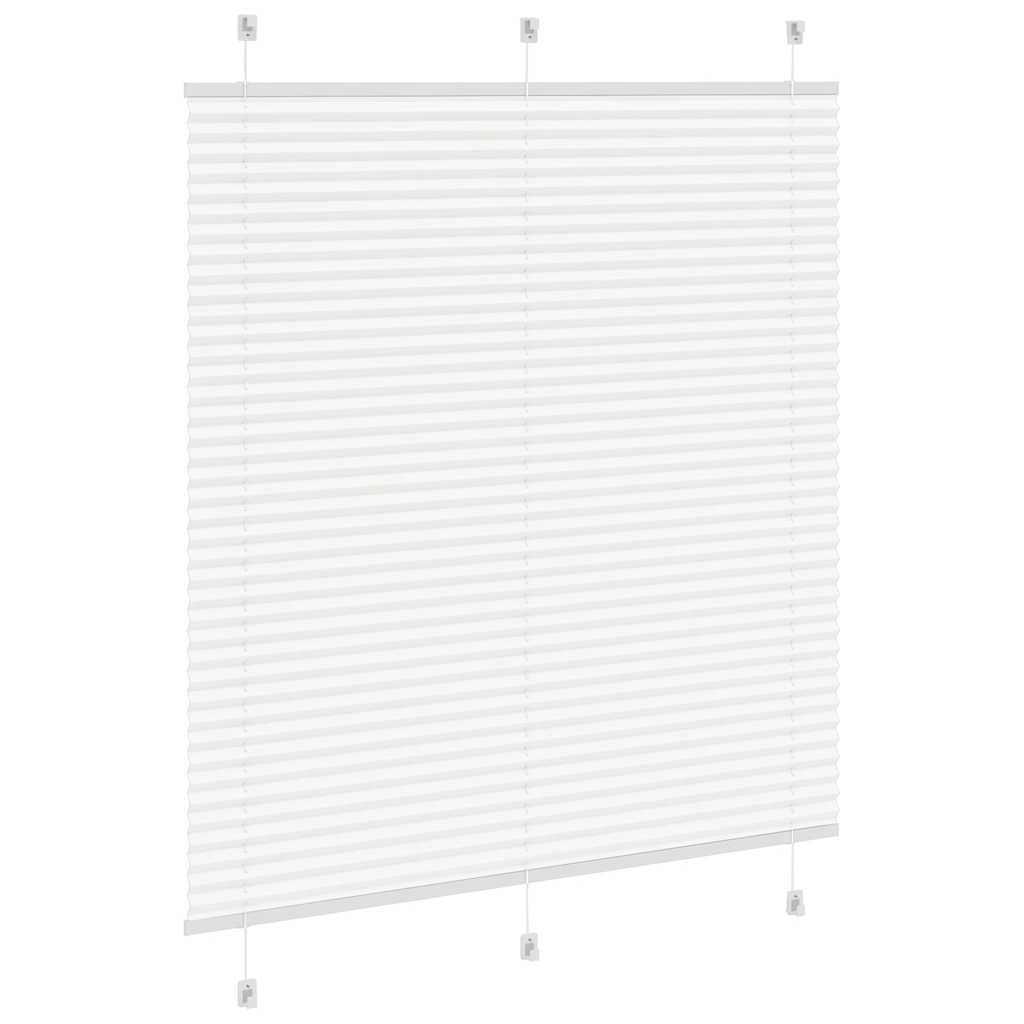 Plissé rolgordijn 120x150 cm stofbreedte 119,4cm polyester wit
