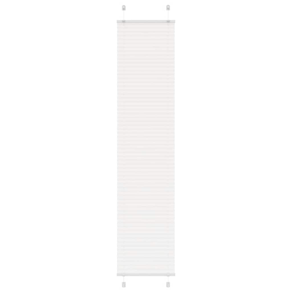 Plissé rolgordijn 45x200 cm stofbreedte 44,4 cm polyester wit