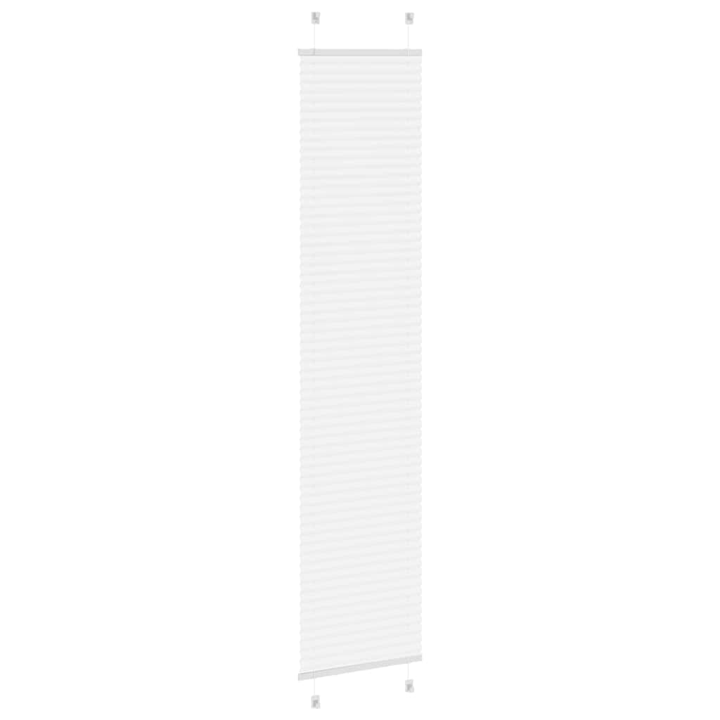 Plissé rolgordijn 45x200 cm stofbreedte 44,4 cm polyester wit