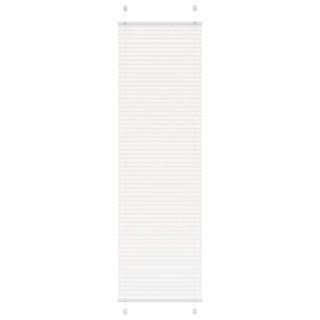 Plissé rolgordijn 60x200 cm stofbreedte 59,4 cm polyester wit