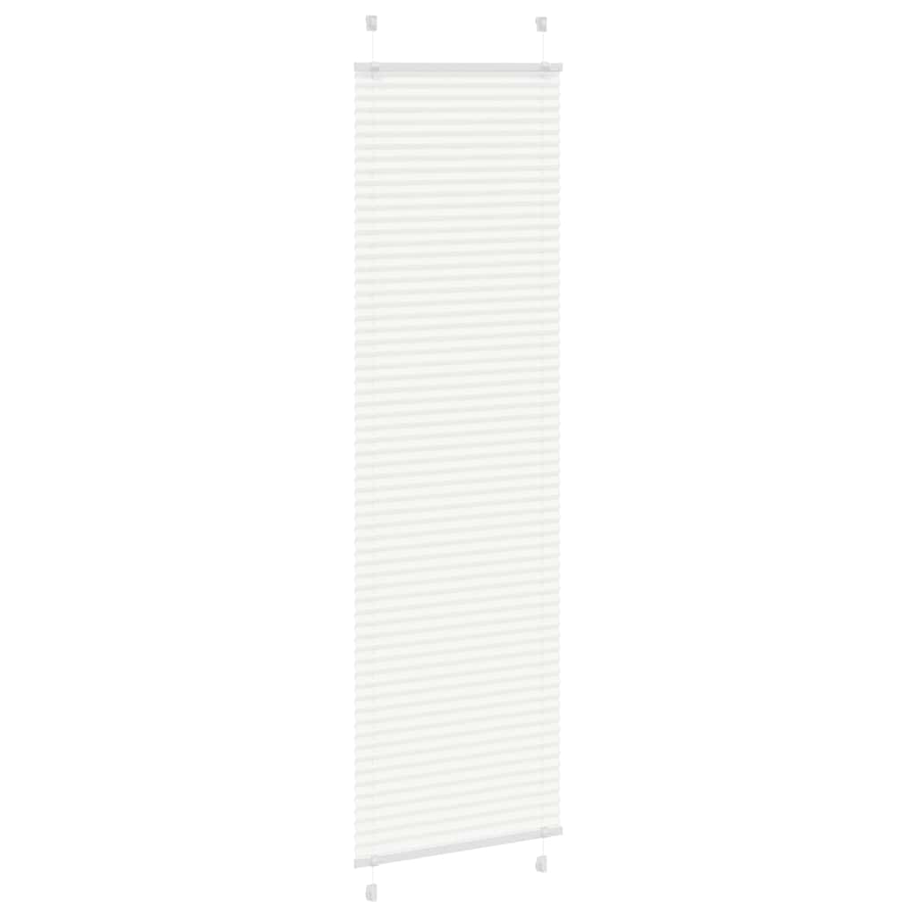 Plissé rolgordijn 60x200 cm stofbreedte 59,4 cm polyester wit