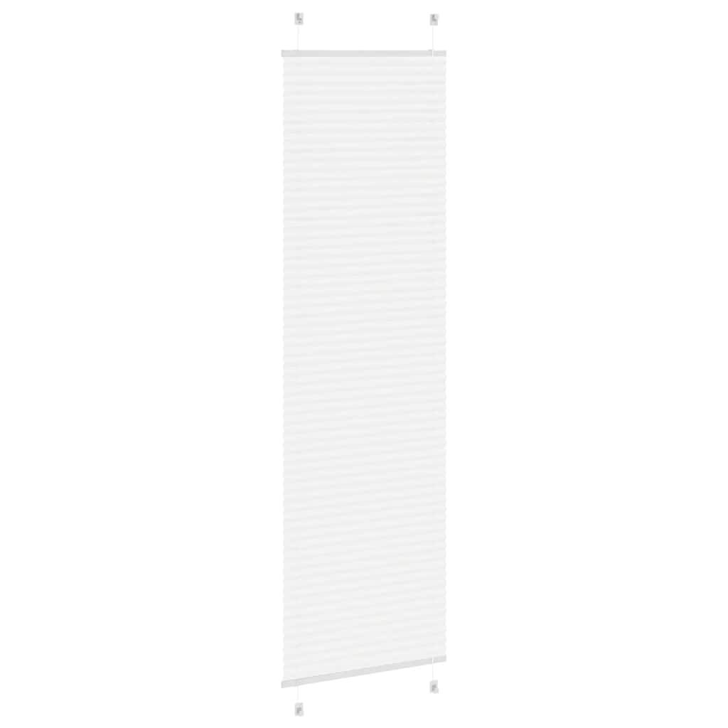 Plissé rolgordijn 60x200 cm stofbreedte 59,4 cm polyester wit