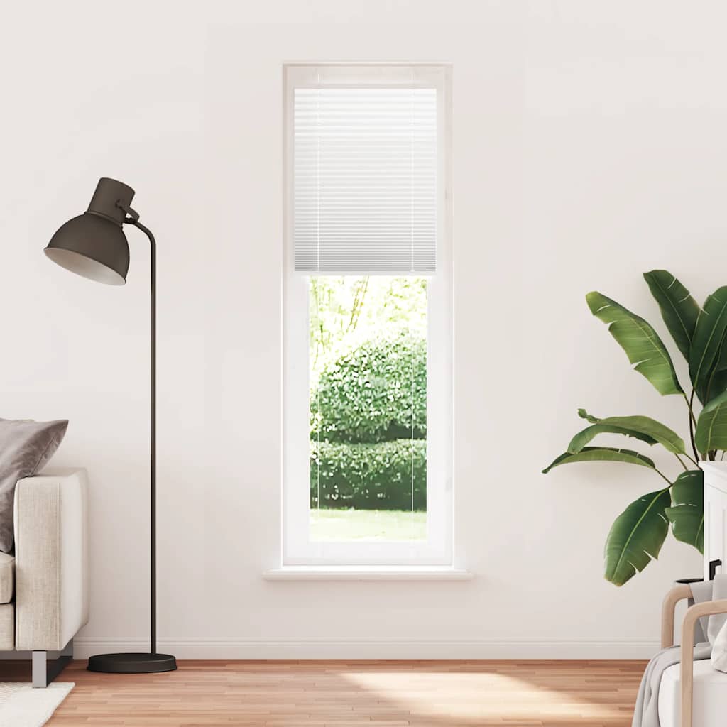 Plissé rolgordijn 65x200 cm stofbreedte 64,4 cm polyester wit