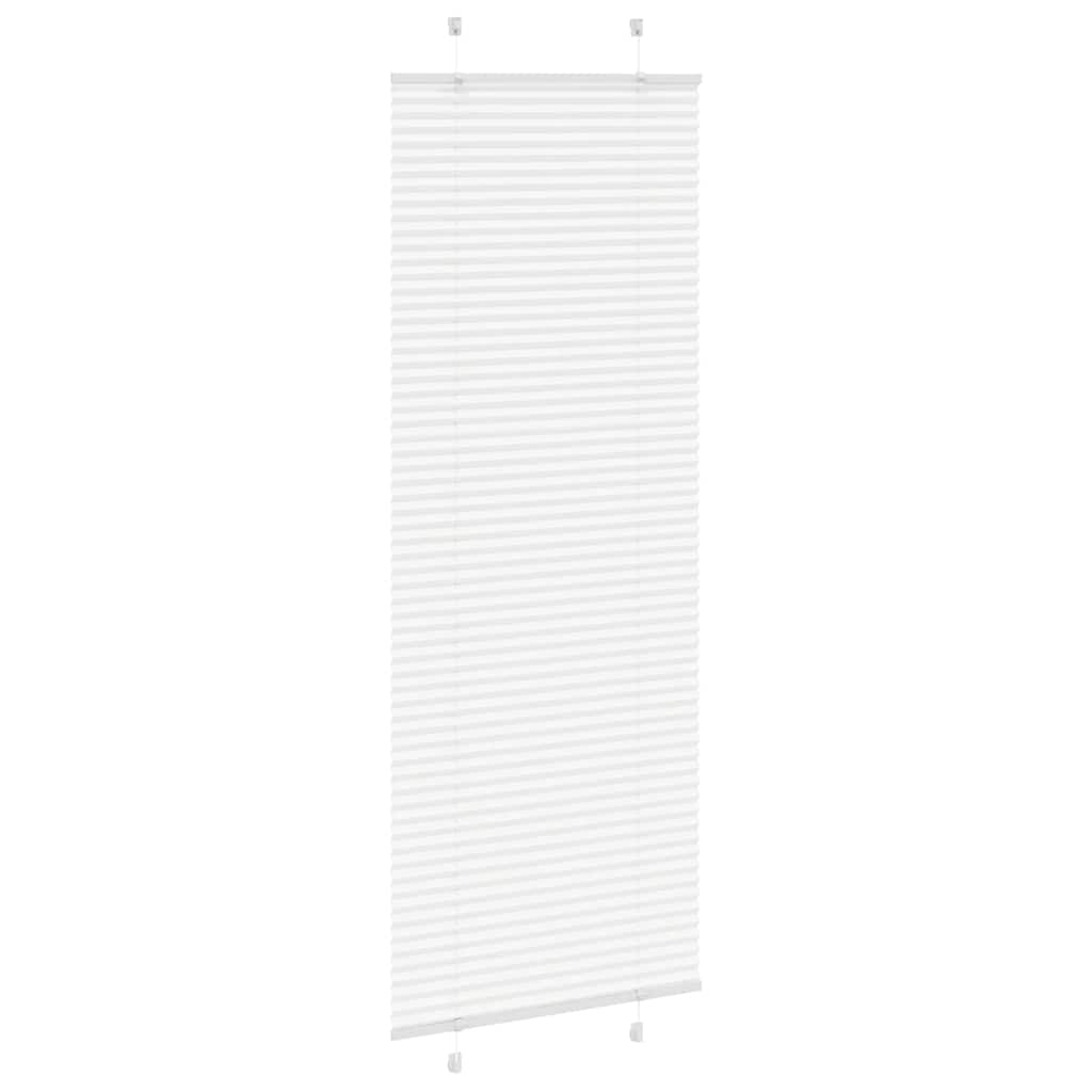 Plissé rolgordijn 80x200 cm stofbreedte 79,4 cm polyester wit