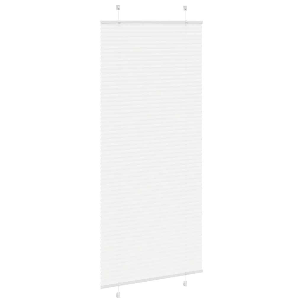 Plissé rolgordijn 90x200 cm stofbreedte 89,4 cm polyester wit