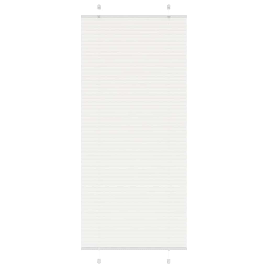 Plissé rolgordijn 95x200 cm stofbreedte 94,4 cm polyester wit