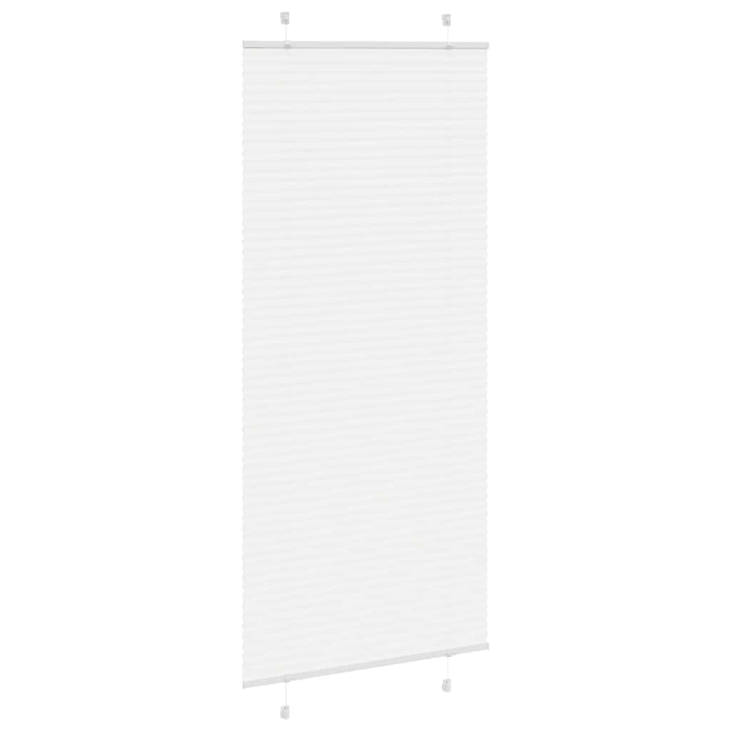 Plissé rolgordijn 95x200 cm stofbreedte 94,4 cm polyester wit