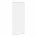 Plissé rolgordijn 100x200 cm stofbreedte 99,4cm polyester wit