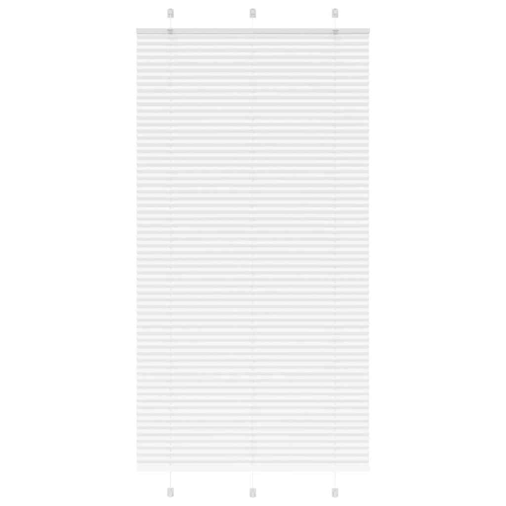 Plissé rolgordijn 105x200 cm stofbreedte 104,4cm polyester wit