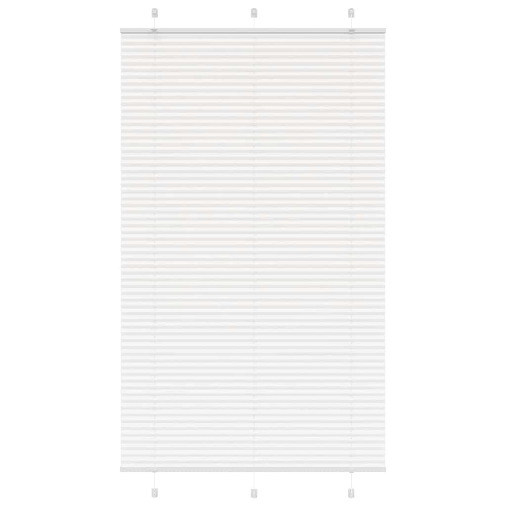 Plissé rolgordijn 120x200 cm stofbreedte 119,4cm polyester wit