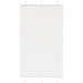 Plissé rolgordijn 120x200 cm stofbreedte 119,4cm polyester wit