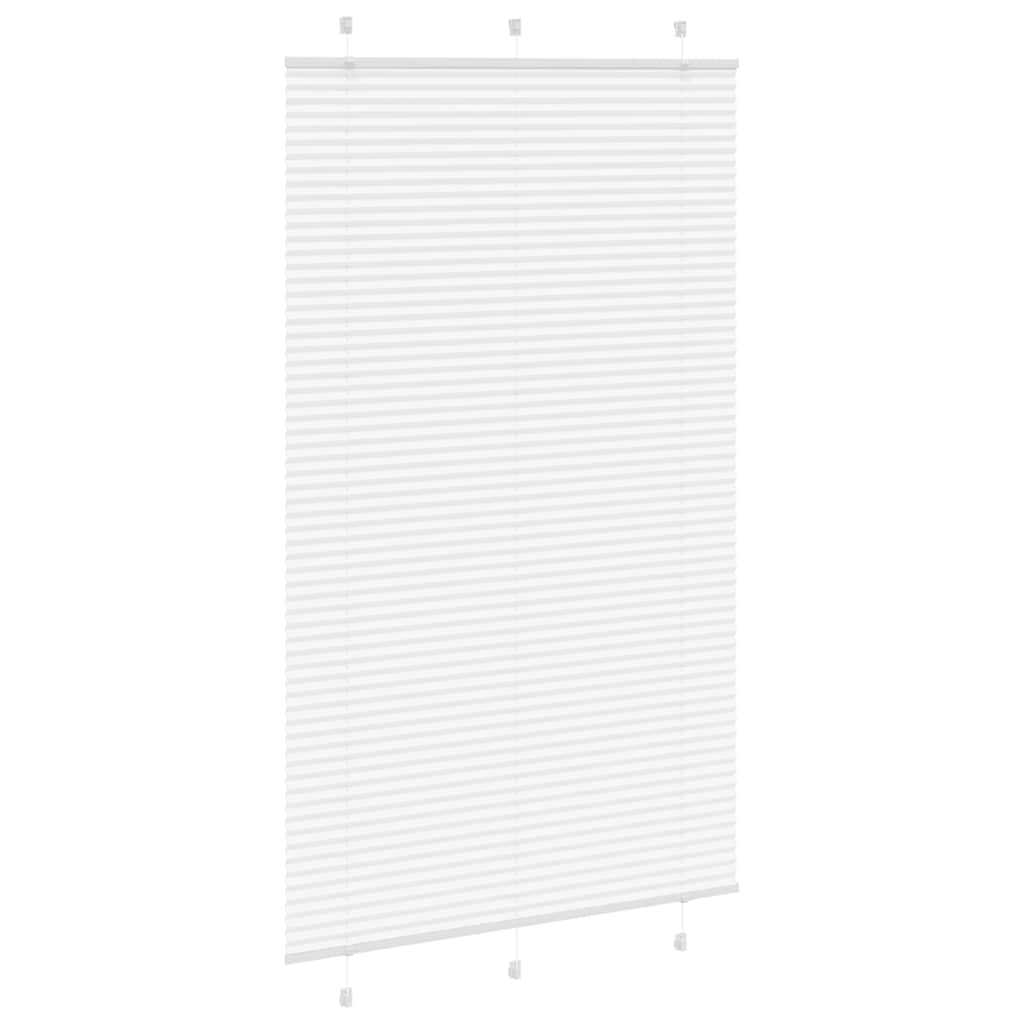 Plissé rolgordijn 120x200 cm stofbreedte 119,4cm polyester wit