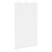 Plissé rolgordijn 120x200 cm stofbreedte 119,4cm polyester wit