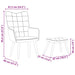 Relaxstoel met kruk donkergroen fluweel
