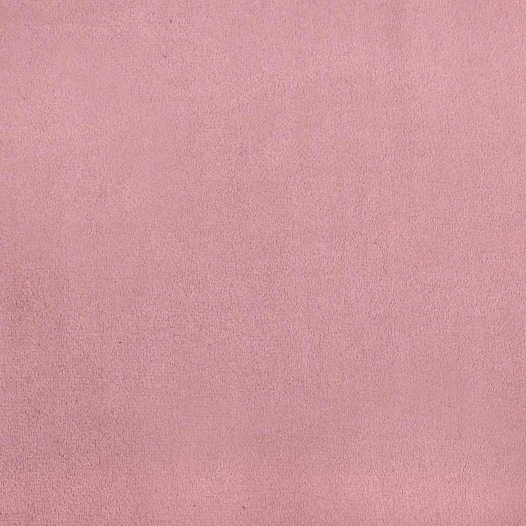 Relaxstoel met voetenbank fluweel roze
