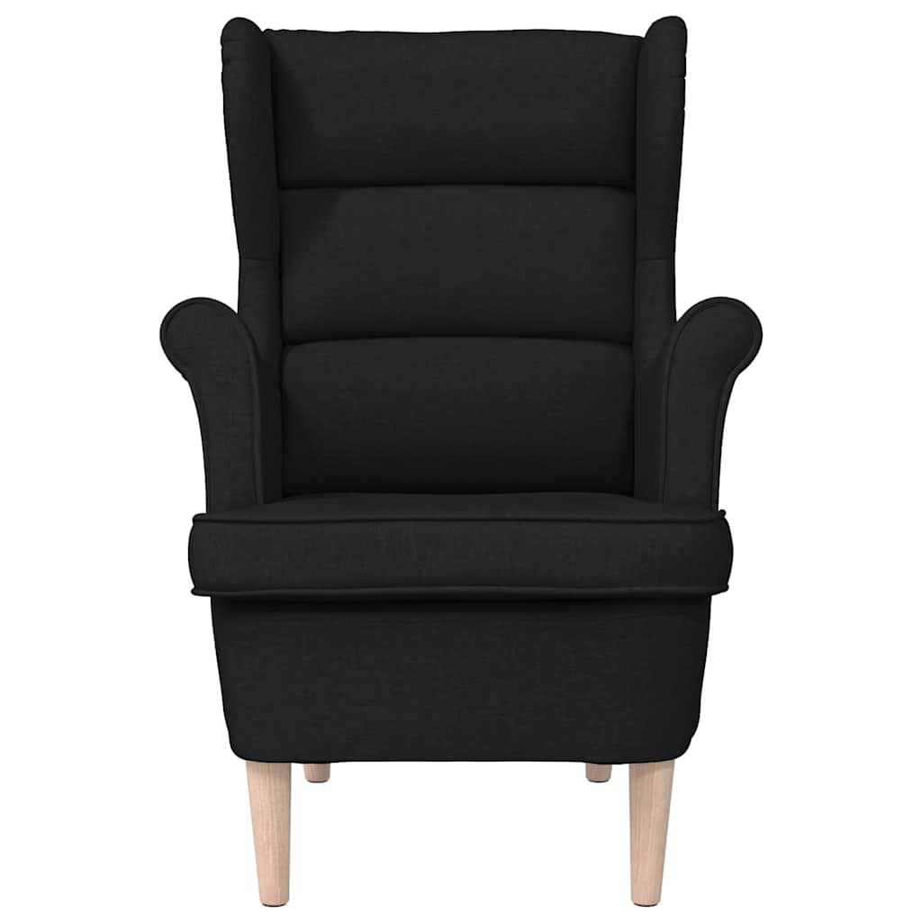 Fauteuil 74x84x100 cm stof zwart