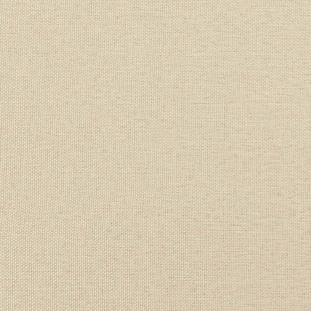 Fauteuil 74x84x100 cm stof crèmekleurig