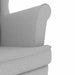 Fauteuil 74x84x100 cm stof wolkengrijs