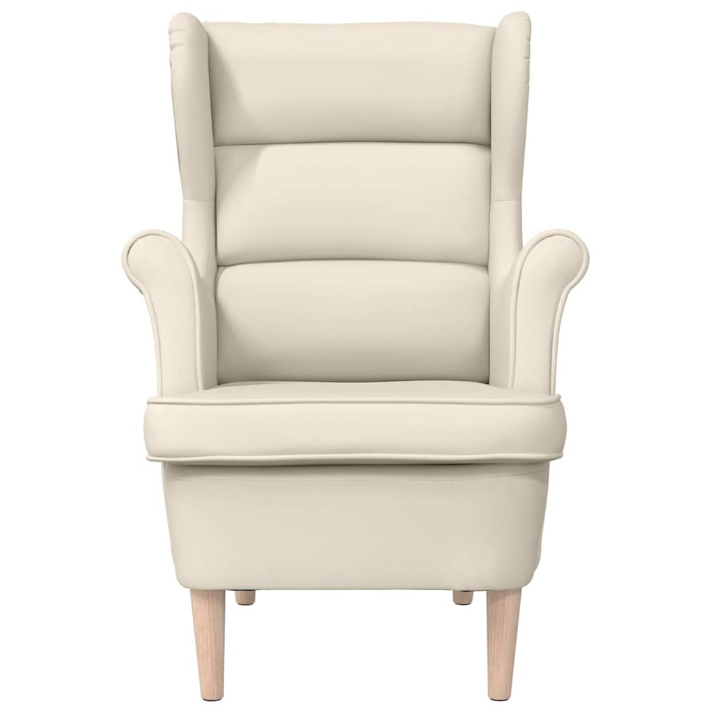 Fauteuil 74x84x100 cm linnen wit