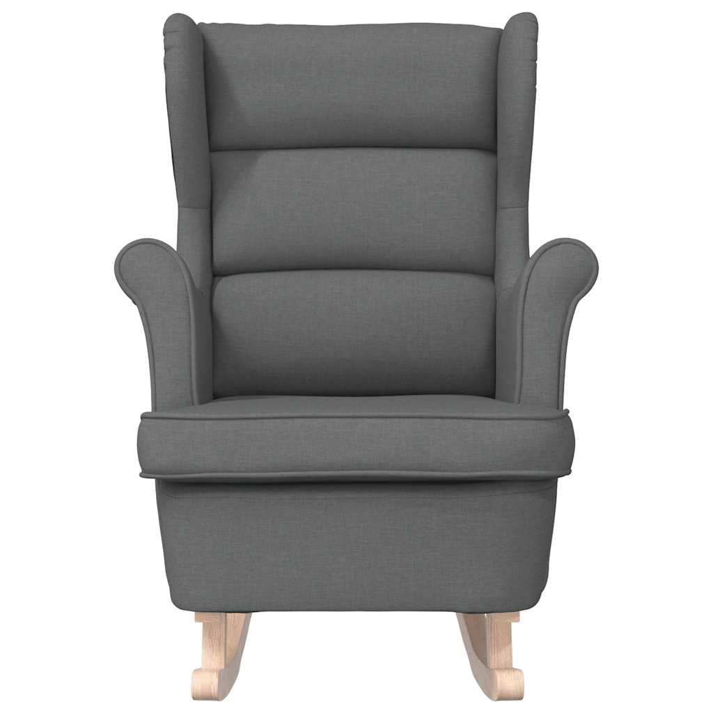 Schommelstoel 74x90x102 cm stof donkergrijs