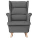 Schommelstoel 74x90x102 cm stof donkergrijs