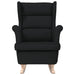 Schommelstoel 74x90x102 cm stof zwart