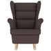Schommelstoel 74x90x102 cm stof donkerbruin