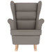 Schommelstoel 74x90x102 cm stof taupe
