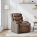 Fauteuil verstelbaar stof bruin