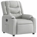 Fauteuil verstelbaar stof wolk grijs
