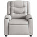 Fauteuil verstelbaar stof wolk grijs