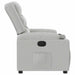 Fauteuil verstelbaar stof wolk grijs