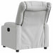 Fauteuil verstelbaar stof wolk grijs