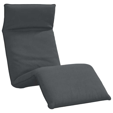 Ligstoel inklapbaar 175x54x8,5 cm Oxford stof antracietkleurig
