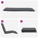 Ligstoel inklapbaar 175x54x8,5 cm Oxford stof antracietkleurig