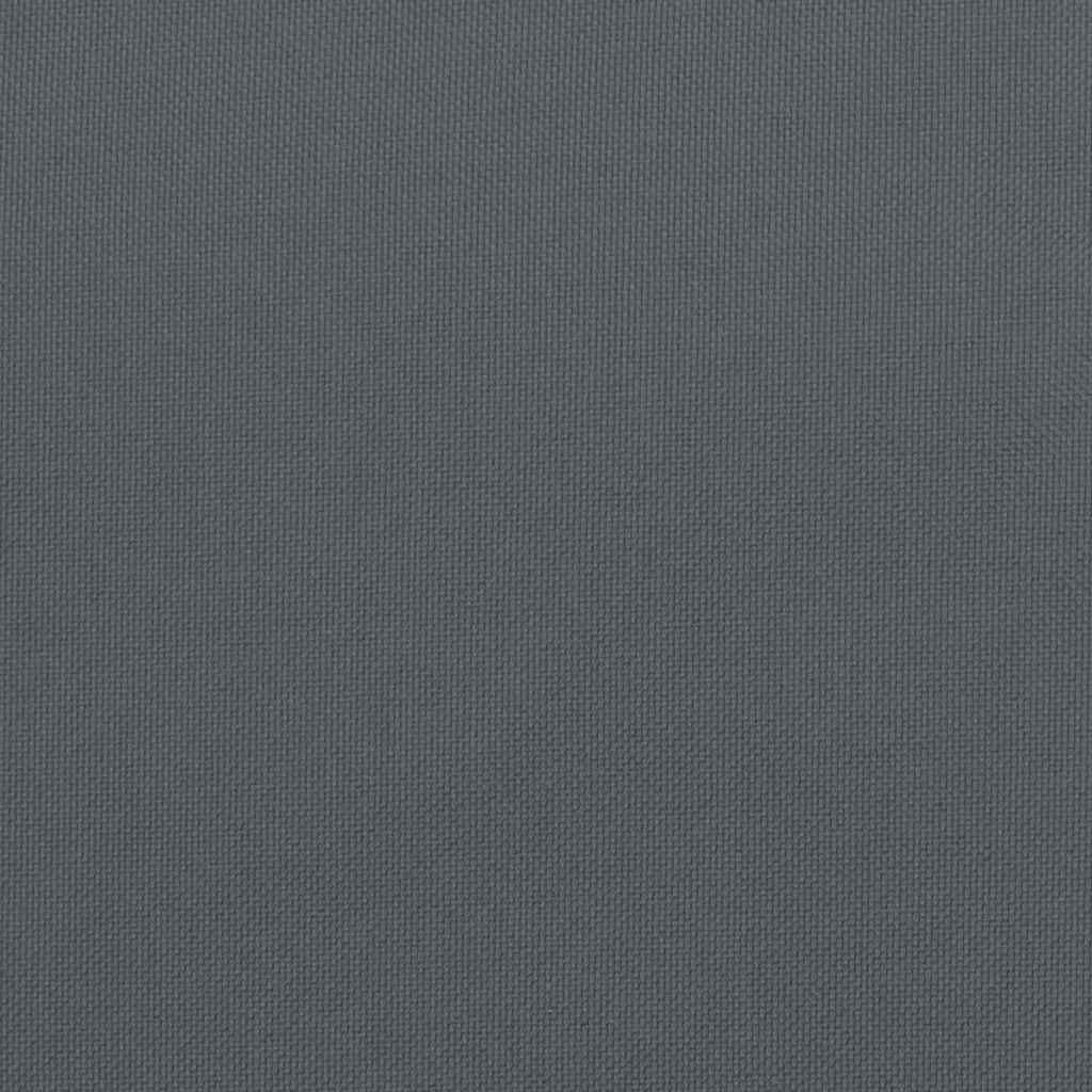 Ligstoel inklapbaar 175x54x8,5 cm Oxford stof antracietkleurig