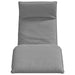 Ligstoel inklapbaar 175x54x8,5 cm Oxford stof grijs