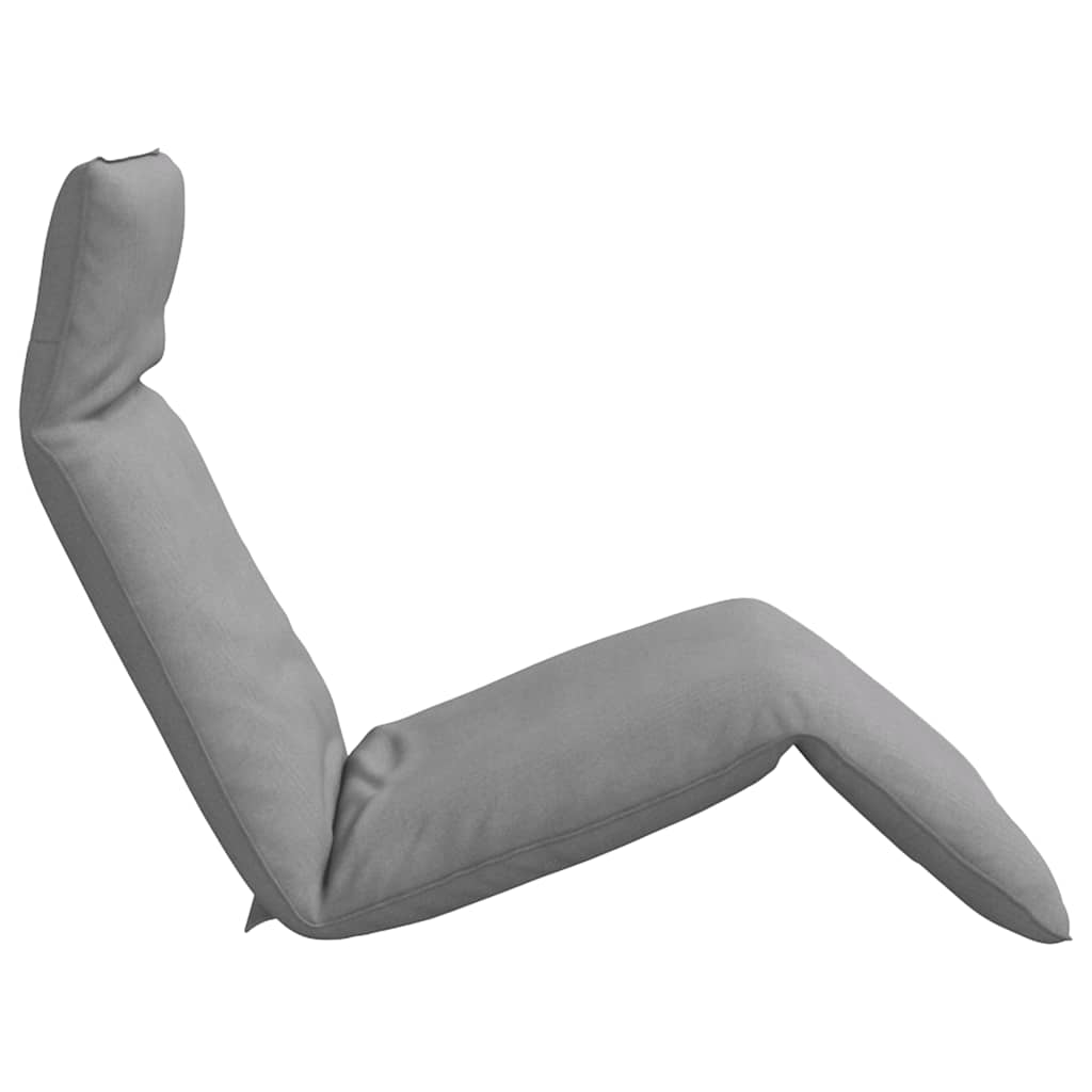Ligstoel inklapbaar 175x54x8,5 cm Oxford stof grijs