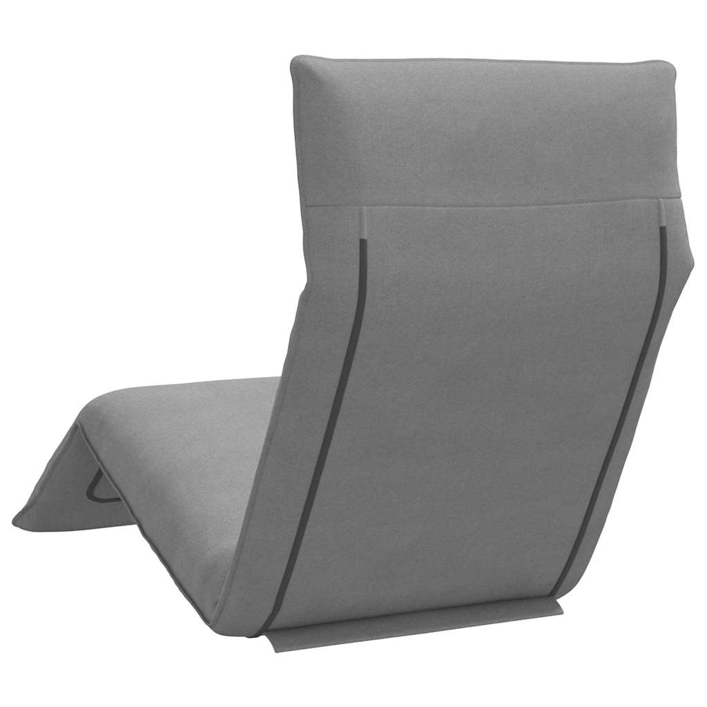 Ligstoel inklapbaar 175x54x8,5 cm Oxford stof grijs