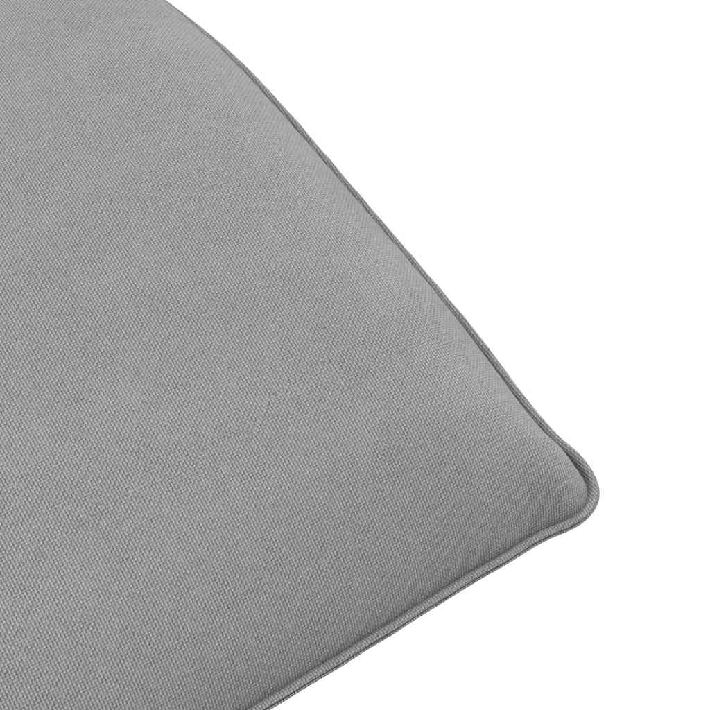 Ligstoel inklapbaar 175x54x8,5 cm Oxford stof grijs