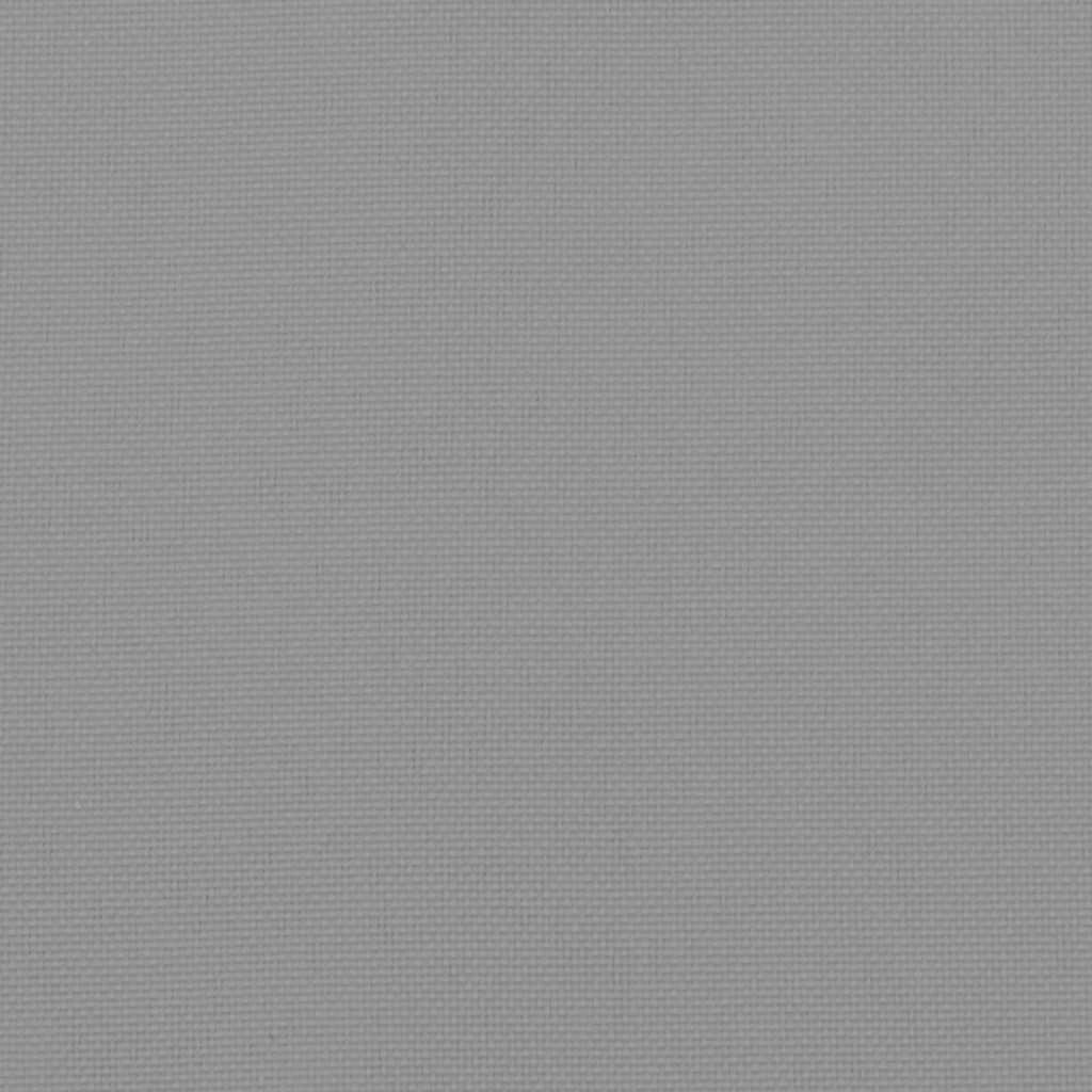 Ligstoel inklapbaar 175x54x8,5 cm Oxford stof grijs