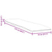 Ligstoel inklapbaar 175x54x8,5 cm Oxford stof grijs