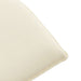Ligstoel inklapbaar 175x54x8,5 cm Oxford stof crème