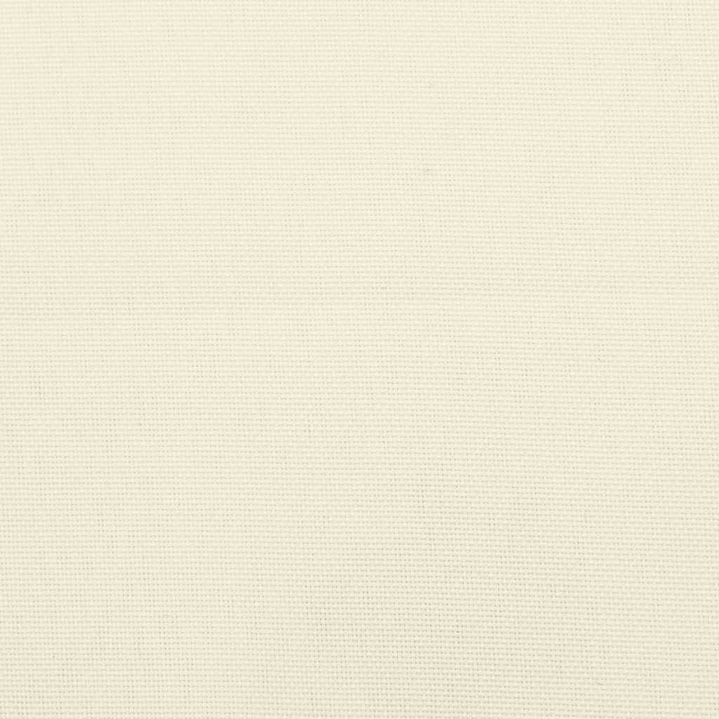 Ligstoel inklapbaar 175x54x8,5 cm Oxford stof crème